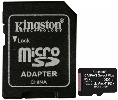 مموری کارت 32 گیگابایت Kingston مدل  Canvas Select Plus
